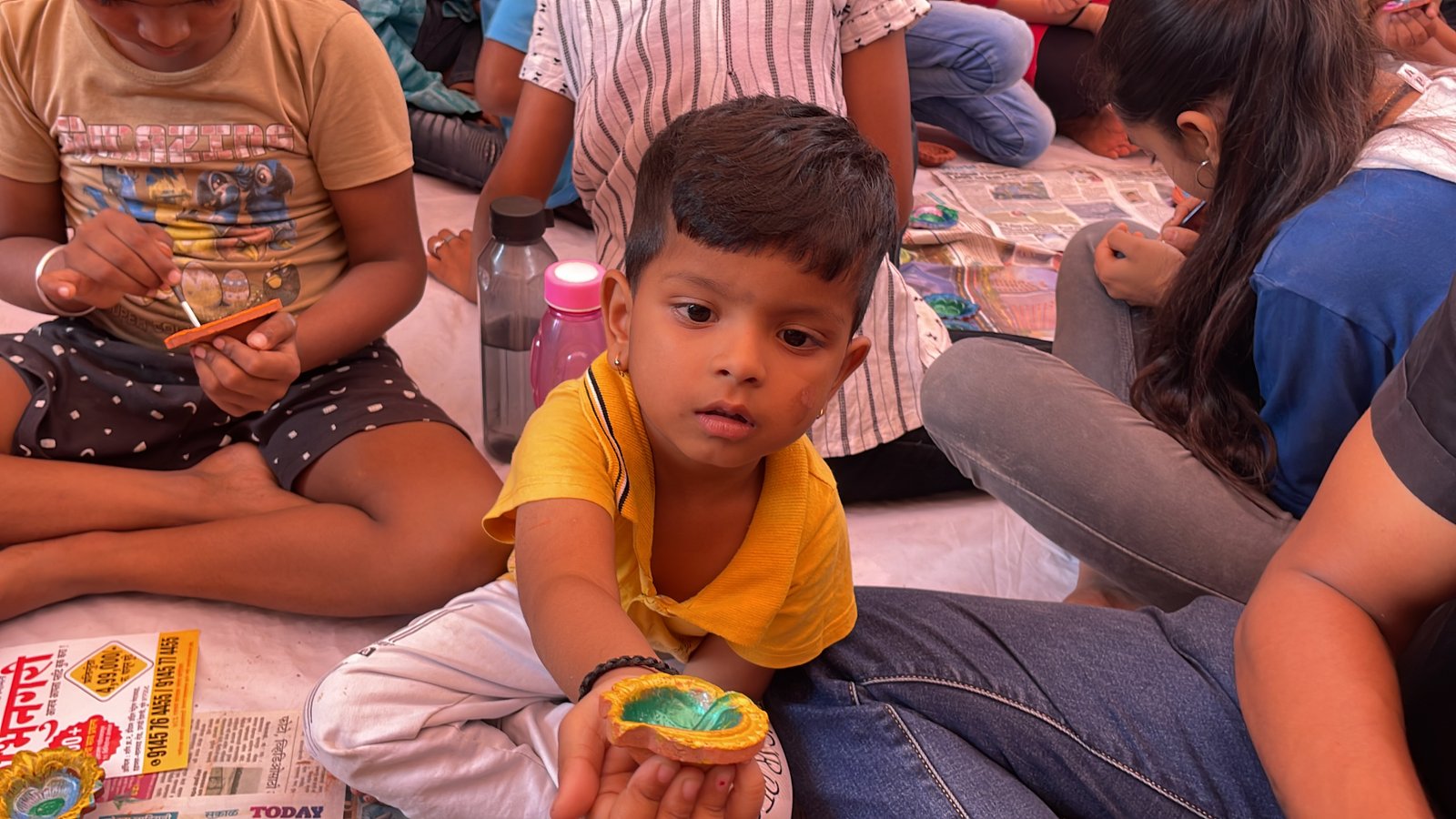RRI Skill and Knowledge Foundation and Pune Social Celebrate the Festival of Lights with Diwa Painting Workshop