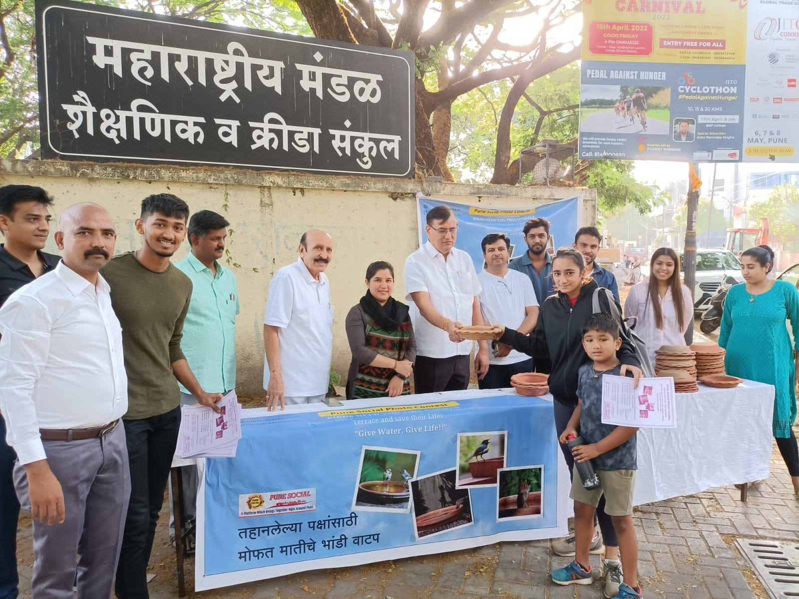 RRI Skill and Knowledge Foundation and Pune Social Launch "Give Water, Give Life" Initiative for Bird Conservation